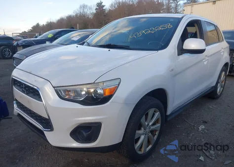 2013 Mitsubishi Outlander Sport Es from USA, damaged, VIN 4A4AP3AU6DE020533